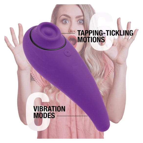 FEELZTOYS Femmegasm - Rechargeable 2-in-1 Clit Vibrator (Purple)