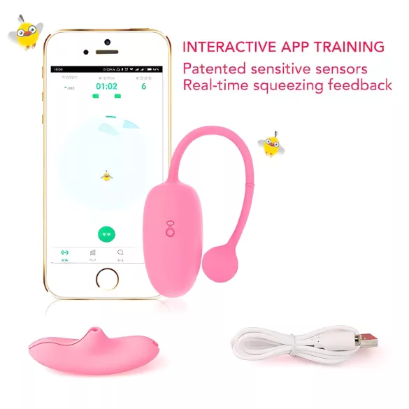 Magic Motion Kegel Coach - Vibrating Kegel Balls (Pink)