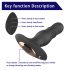 Aixiasia Roy - Wireless Rechargeable Anal Vibrator (Black)