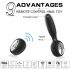 Aixiasia Dylon Remote - Black Rechargeable Wireless Anal Vibrator