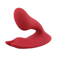   Magic Motion Umi - Smart Rechargeable Strap-On Vibrator (Red)