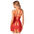 Obsessive Claussica - Red Babydoll & Thong Set - XL/XXL