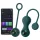Magic Motion Crystal Duo - App-controlled vibrating Kegel balls (green)