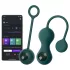 Magic Motion Crystal Duo - App-controlled vibrating Kegel balls (green)