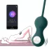 Magic Motion Crystal Duo - App-controlled vibrating Kegel balls (green)