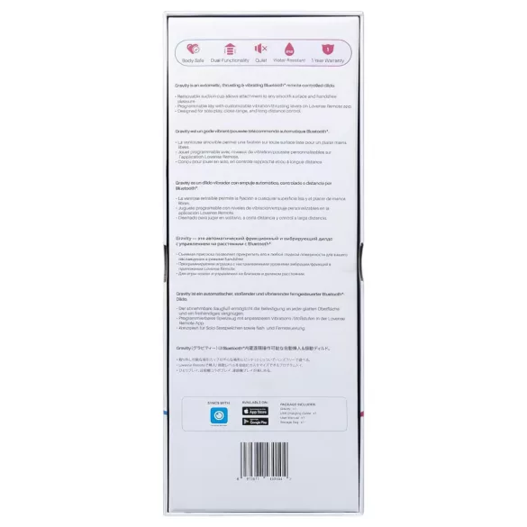 LOVENSE Gravity - rechargeable thrusting vibrator (red)
