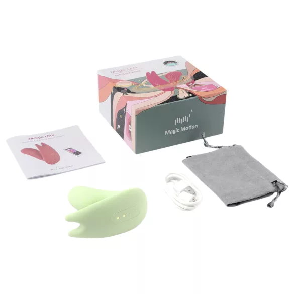 Magic Motion Umi - App-controlled 2-in-1 vibrator (green)