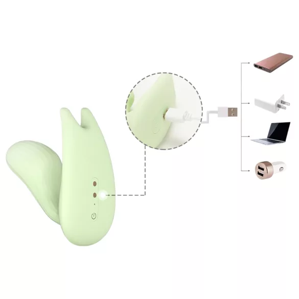 Magic Motion Umi - App-controlled 2-in-1 vibrator (green)
