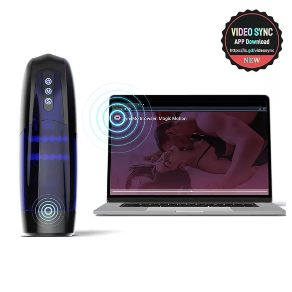 Magic Motion Xone - App-controlled masturbator for men (blue)