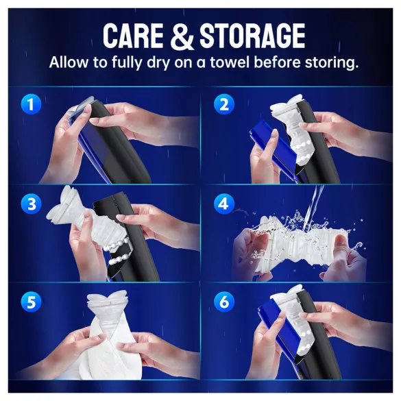 Magic Motion Xone - App-controlled masturbator for men (blue)
