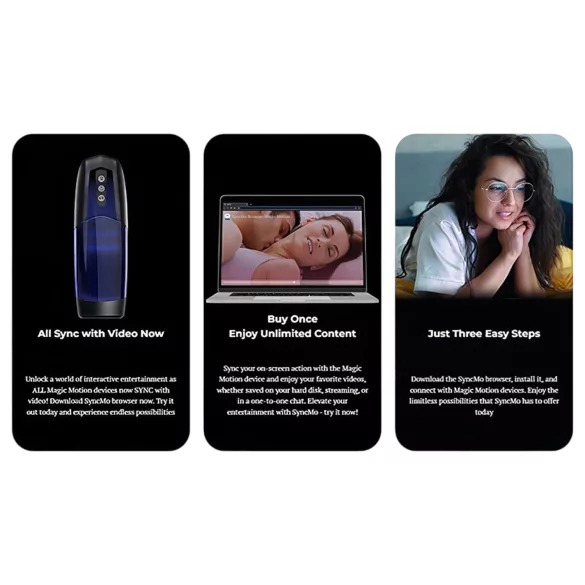 Magic Motion Xone - App-controlled masturbator for men (blue)