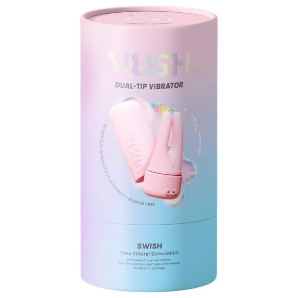 Vush Pop Swish - Rechargeable Waterproof Clitoral Stimulator (Pink)