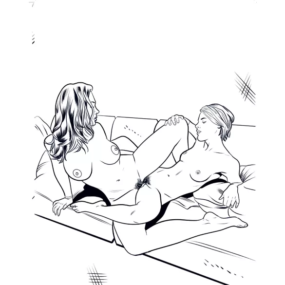WoodRocket - Lesbian Adult Coloring Book