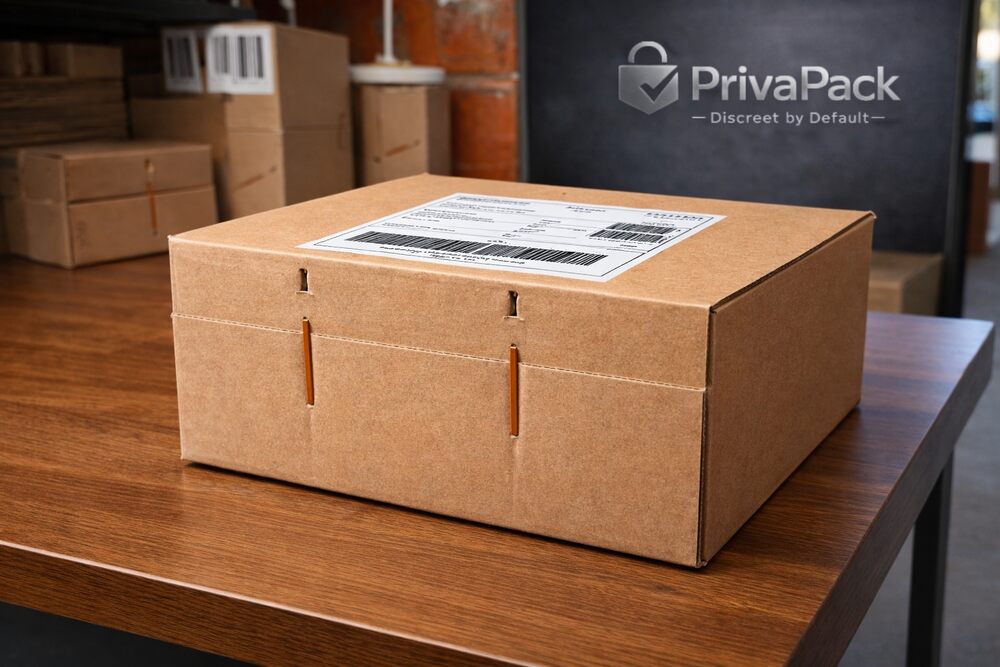 The PrivaPack™ box is a trademark-protected system that ensures your order arrives undamaged, untampered with, and in complete privacy | Desirel Sex Shop