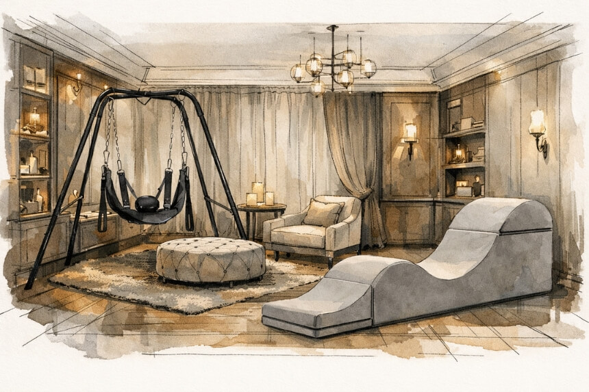 Sex room design ideas and playroom layout - Desirel.co.uk Sex Shop