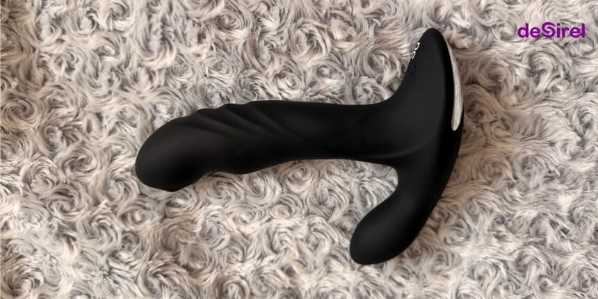 Prostate massager with vibration and rotating beads | Desirel.co.uk Sex Shop