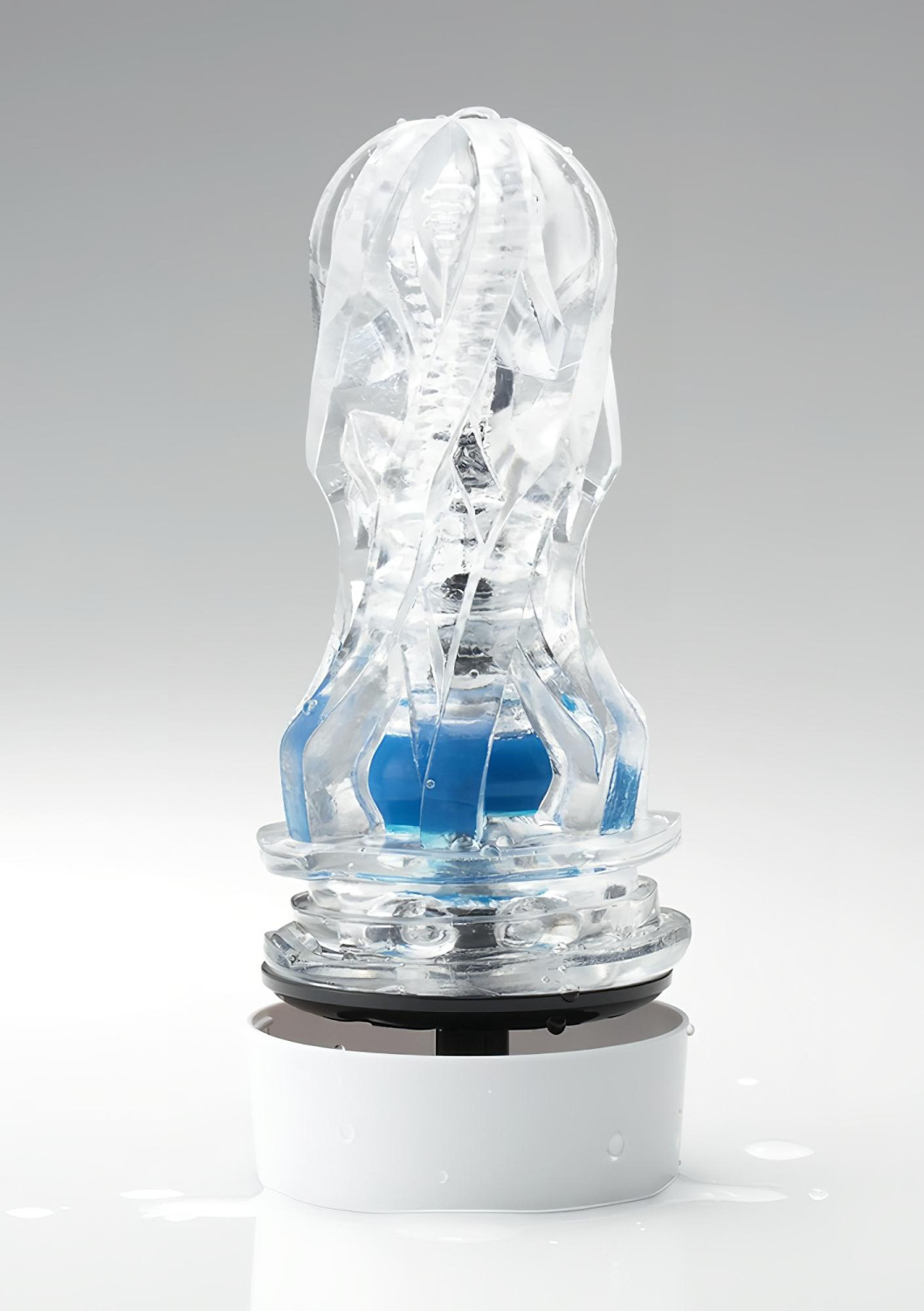 TENGA Aero - Super Suction Masturbator (White-Blue)