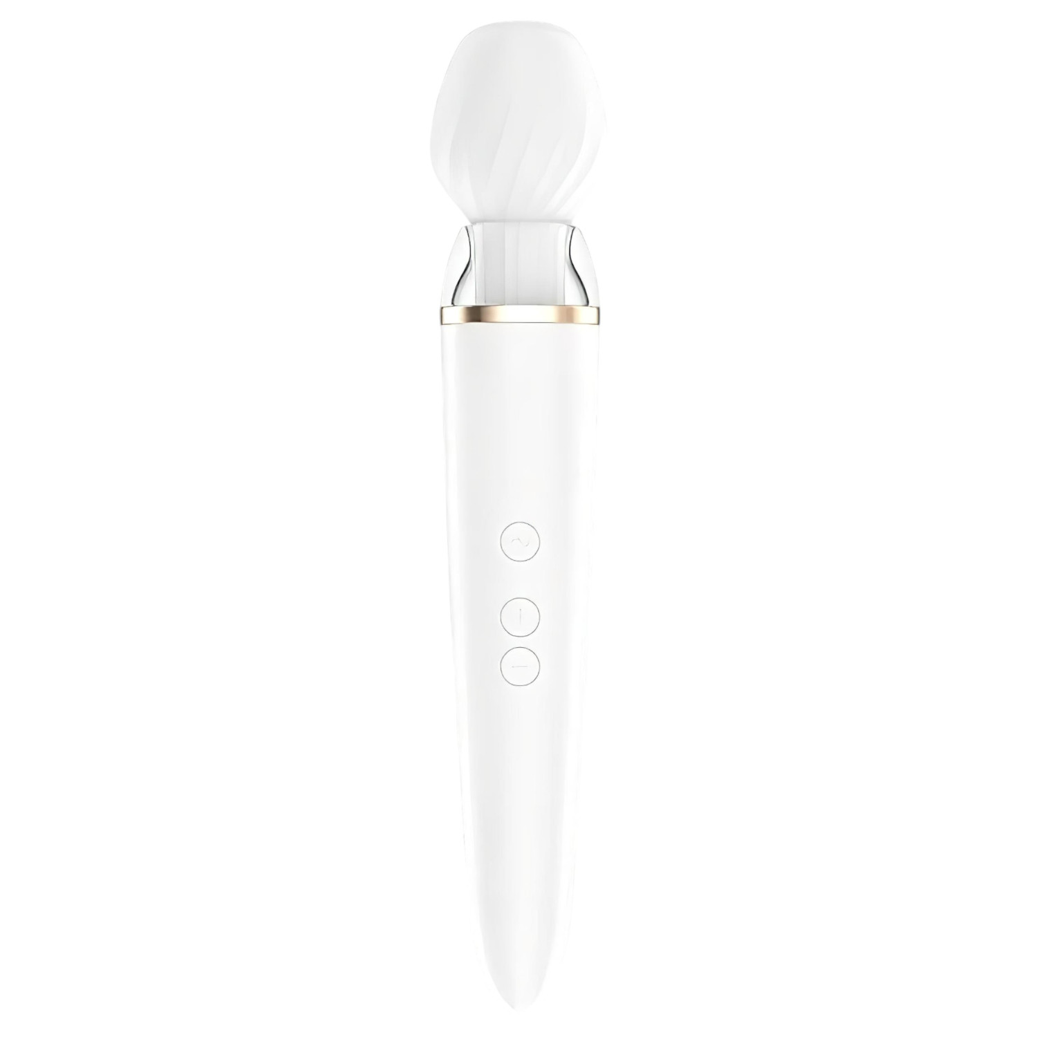 Satisfyer Double Wand-er - App-controlled massaging vibrator (white)