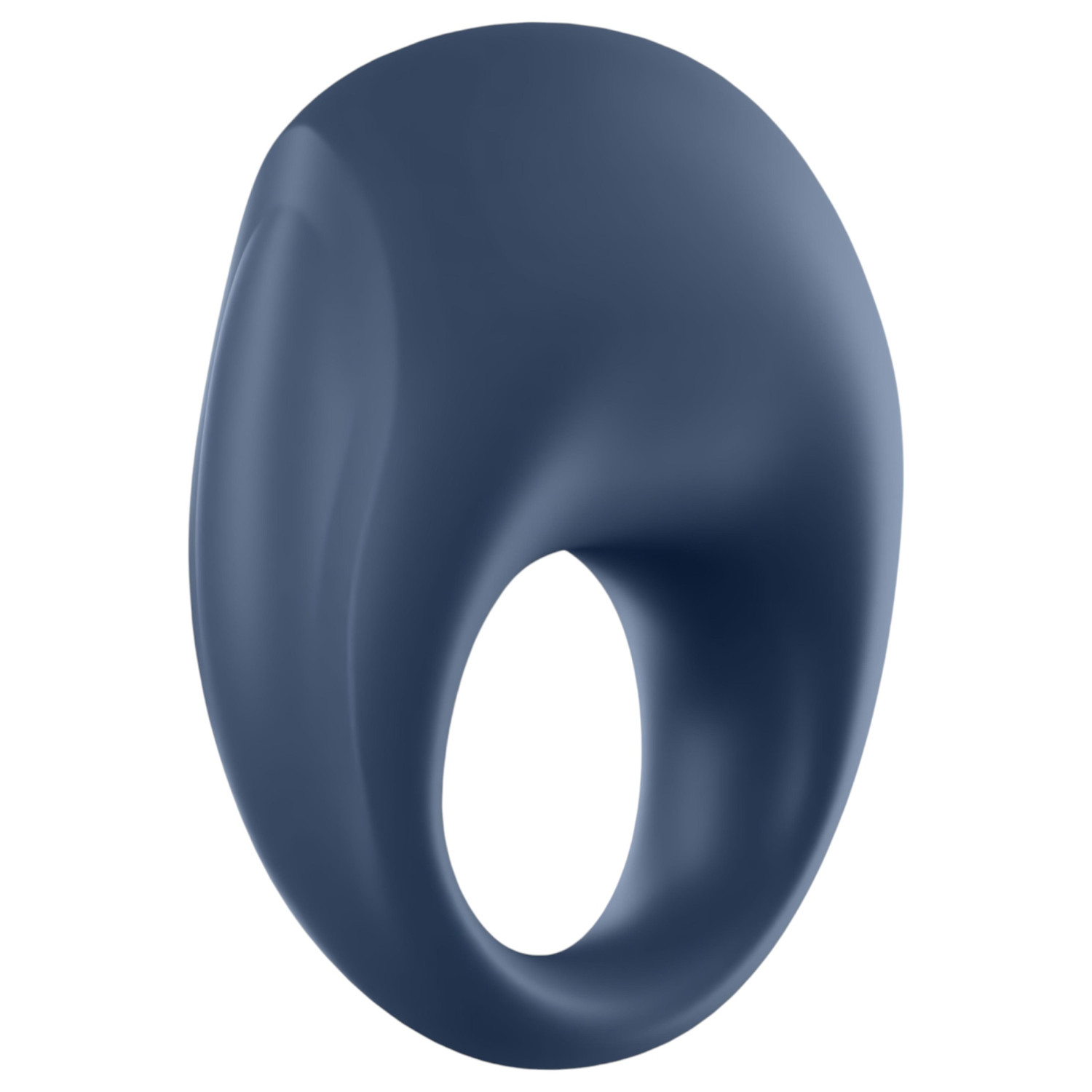 Satisfyer Strong One - App-controlled vibrating penis ring for men (blue)